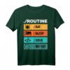 Eat Sleep Code Repeat Programmierer Software Entwickler T-Shirt  Perfektes Geschenk für IT Nerds, Geeks & Coding-Enthusiasten