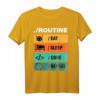 Eat Sleep Code Repeat Programmierer Software Entwickler T-Shirt  Perfektes Geschenk für IT Nerds, Geeks & Coding-Enthusiasten