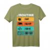 Eat Sleep Code Repeat Programmierer Software Entwickler T-Shirt  Perfektes Geschenk für IT Nerds, Geeks & Coding-Enthusiasten