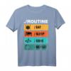 Eat Sleep Code Repeat Programmierer Software Entwickler T-Shirt  Perfektes Geschenk für IT Nerds, Geeks & Coding-Enthusiasten