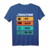 Eat Sleep Code Repeat Programmierer Software Entwickler T-Shirt  Perfektes Geschenk für IT Nerds, Geeks & Coding-Enthusiasten