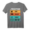 Eat Sleep Code Repeat Programmierer Software Entwickler T-Shirt  Perfektes Geschenk für IT Nerds, Geeks & Coding-Enthusiasten