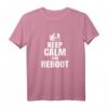 Lustiges Keep Calm Reboot Unix Admin T-Shirt  Perfektes Geschenk für Nerds, Admins und IT-Profis zu Geburtstag, Weihnachten oder Ostern