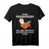 Lustiges Katze Programmierer T-Shirt  Für Entwickler, IT-Profis & Coding Fans mit Humor