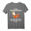 Lustiges Katze Programmierer T-Shirt  Für Entwickler, IT-Profis & Coding Fans mit Humor