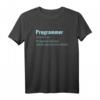Lustiges Programmierer T-Shirt mit Definition 'Programmer'  Originelles Geschenk für Entwickler, IT-Profis & Tech-Enthusiasten zu Geburtstag & Festen