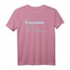 Lustiges Programmierer T-Shirt mit Definition 'Programmer'  Originelles Geschenk für Entwickler, IT-Profis & Tech-Enthusiasten zu Geburtstag & Festen