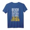 Lustiges Administrator Informatiker Programmierer T-Shirt  Humorvolles IT Mitarbeiter Shirt mit 'Bevor du redest denk dran ich habe Admin Rechte!'