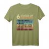 Coder Informatiker Admin 6 Stages of Debugging Programmierer T-Shirt  Originelles Geschenk für Entwickler, Systemadministratoren & Hacker