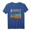 Coder Informatiker Admin 6 Stages of Debugging Programmierer T-Shirt  Originelles Geschenk für Entwickler, Systemadministratoren & Hacker