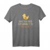 Rubber Duck Debugging Gummiente Programmierer T-Shirt  Lustiges Entwickler Shirt für Programmierer & Coding-Fans