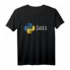 Lustiges Python-Logo Programmierer T-Shirt mit Meme  Perfektes Geschenk für Entwickler und Coding-Enthusiasten