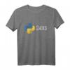 Lustiges Python-Logo Programmierer T-Shirt mit Meme  Perfektes Geschenk für Entwickler und Coding-Enthusiasten