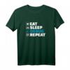 Eat Sleep Debug Repeat Entwickler Programmierer T-Shirt  Perfektes Geschenk für IT-Profis, Nerds und Coding-Enthusiasten