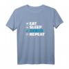 Eat Sleep Debug Repeat Entwickler Programmierer T-Shirt  Perfektes Geschenk für IT-Profis, Nerds und Coding-Enthusiasten
