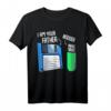Datenträger Programmierer IT Nerd Techniker Job Beruf Lustig T-Shirt  Perfektes Geschenk für IT-Profis, Entwickler & Tech-Fans zu jedem Anlass
