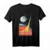 Sputnik USSR Vintage Poster T-Shirt  Sowjetisches Raumfahrt-Design für Space-Fans, Revolutionäre & Sammler