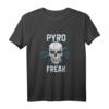 Pyro Freak Skull Feuerwerk T-Shirt  Lustiges Pyrotechniker-Shirt, Perfekt als Vatertags- oder Geburtstagsgeschenk für Feuerwerksfans und Feuerwerk-Profis