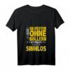 Damen Böllern Feuerwerk Silvester Pyrotechnik Geschenk T-Shirt mit V-Ausschnitt  Lustiges Feuerwerksmotiv für Pyrotechniker & Silvesterfans