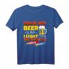 Hold My Beer While I Light My Fireworks - Lustiges Pyrotechnik T-Shirt für Feuerwerksfans und Pyrotechniker als Silvester-Geschenk