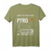 Pyro Pyrotechnik Silvester Feuerwerk T-Shirt - Perfektes Geschenk für Feuerwerk- und Pyrotechnikfans zu Weihnachten & Neujahr
