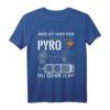 Pyro Pyrotechnik Silvester Feuerwerk T-Shirt - Perfektes Geschenk für Feuerwerk- und Pyrotechnikfans zu Weihnachten & Neujahr
