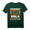 Facharzt Radiologie Multitasking Ninja lustig T-Shirt  Originelles Geschenk zum HapBunny für Radiologen und Mediziner