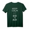 Keep Calm Sce to Aux Raketenwissenschaftler T-Shirt - Lustiges Saturn & Weltraum-Geschenk für Wissenschafts- und Raketenfans