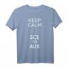 Keep Calm Sce to Aux Raketenwissenschaftler T-Shirt - Lustiges Saturn & Weltraum-Geschenk für Wissenschafts- und Raketenfans