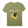 Hund im Weltraum LAIKA 1957 Raumfahrt T-Shirt  Geschenkidee für Tier- und Raumfahrtfans, Geburtstags- & Weihnachtsgeschenk