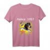 Hund im Weltraum LAIKA 1957 Raumfahrt T-Shirt  Geschenkidee für Tier- und Raumfahrtfans, Geburtstags- & Weihnachtsgeschenk
