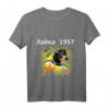Hund im Weltraum LAIKA 1957 Raumfahrt T-Shirt  Geschenkidee für Tier- und Raumfahrtfans, Geburtstags- & Weihnachtsgeschenk