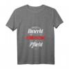 Damen T-Shirt mit Statement: Wenn Recht zu Unrecht wird, Widerstand zur Pflicht  Gegen Faschismus, für Demokratie & Menschenrechte