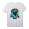 Monkey DJ T-Shirt mit Kopfhörer & Sonnenbrille  Lustiges Party-Outfit für Disco, Club & Après-Ski