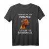 Rhodesian Ridgeback Hund Damen Herren Lustiges Spruch T-Shirt  Perfektes Geschenk für Hundeliebhaber zu Weihnachten, Geburtstag & Gassi gehen