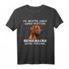 Rhodesian Ridgeback Hund T-Shirt für Damen und Herren  Lustiges Hundemotiv, ideales Geschenk für Hundeliebhaber zu Weihnachten, Geburtstag & Gassi gehen
