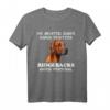 Rhodesian Ridgeback Hund T-Shirt für Damen und Herren  Lustiges Hundemotiv, ideales Geschenk für Hundeliebhaber zu Weihnachten, Geburtstag & Gassi gehen