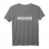 Rigger T-Shirt  Offizielles Berufsbekleidungsdesign für Männer und Frauen in der Rigging-Branche