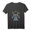 Kinder 5. Geburtstag Bot Spielzeug Geek Cyborg Roboter Design T-Shirt  Perfektes Geschenk für Technik- und Robotikliebhaber