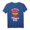 Lustiges Bootsführer Schiffsruder T-Shirt  Ich brauch Vitamin See Geschenk für Bootsfahrer, Segler & Yachtbesitzer zu Geburtstag & Weihnachten