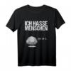 Ich Hasse Menschen Steine Sind Ok T-Shirt  Lustiges Stressabbau-Shirt für Büro und Alltag