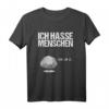 Ich Hasse Menschen Steine Sind Ok T-Shirt  Lustiges Stressabbau-Shirt für Büro und Alltag