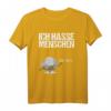 Ich Hasse Menschen Steine Sind Ok T-Shirt  Lustiges Stressabbau-Shirt für Büro und Alltag