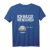 Ich Hasse Menschen Steine Sind Ok T-Shirt  Lustiges Stressabbau-Shirt für Büro und Alltag