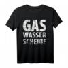 Gas. Wasser. Scheiße. Klempner Installateur Heizungsbauer T-Shirt  Lustiges Handwerker Geschenk für Männer