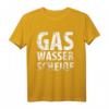 Gas. Wasser. Scheiße. Klempner Installateur Heizungsbauer T-Shirt  Lustiges Handwerker Geschenk für Männer