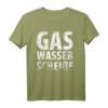 Gas. Wasser. Scheiße. Klempner Installateur Heizungsbauer T-Shirt  Lustiges Handwerker Geschenk für Männer