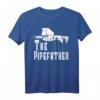 Herren The Pipefather Rohrleiter T-Shirt  Lustiges Sanitär-Design für Klempner, Vatertag & Geschenk für Rohrleiter & Abwasserarbeiter