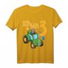 Kinder Ich Bin Drei 3 Jahre Dritter Geburtstag Trecker Schwein T-Shirt  Perfekt für kleine Geburtstagskinder und Jungen mit Bauernhof-Fans