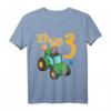Kinder Ich Bin Drei 3 Jahre Dritter Geburtstag Trecker Schwein T-Shirt  Perfekt für kleine Geburtstagskinder und Jungen mit Bauernhof-Fans